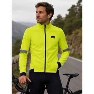 Gore Wear C5 Gore-Tex Infinium Soft Lined Cycling Jacket Neon Yellow Small